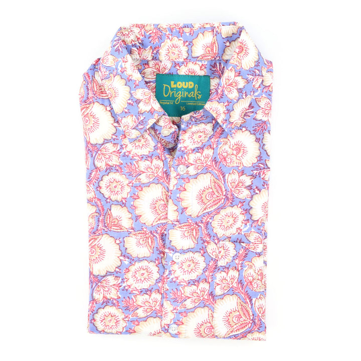 Regular Fit Short Sleeve Shirt - Lavender Drift