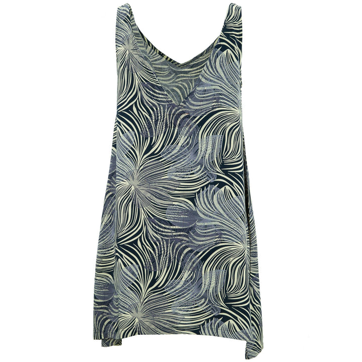Floaty Asymmetrical Summer Dress  - Efflorescent Zebra