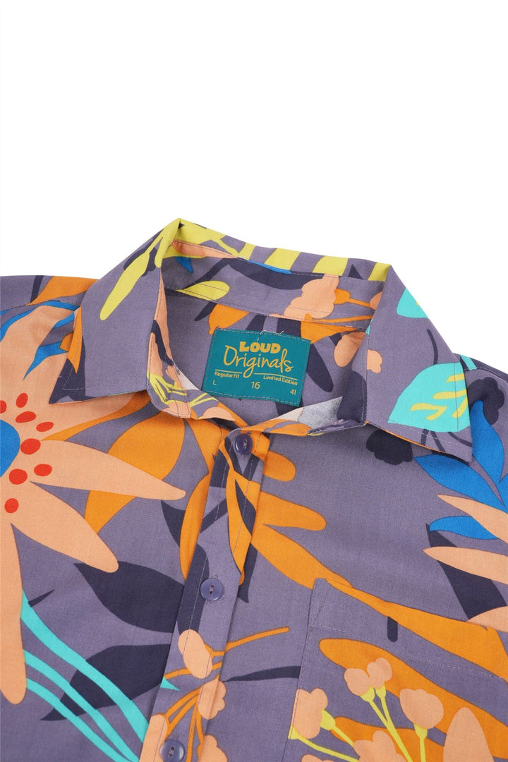 Regular Fit Short Sleeve Shirt - Painted Canopy