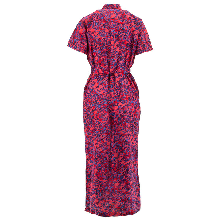 Mandarin Maxi Dress - Vibrant Leaf
