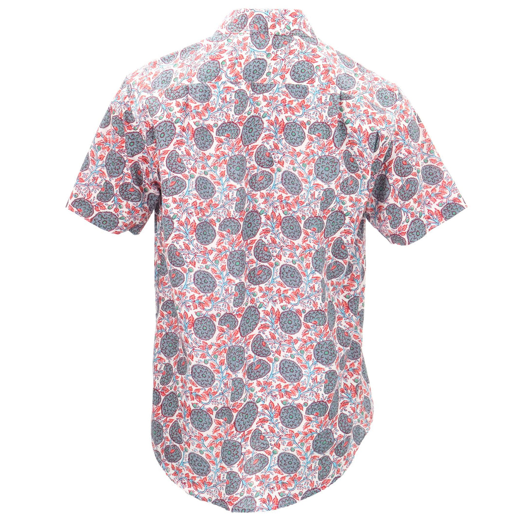 Regular Fit Short Sleeve Shirt - Coral Garden Whirl