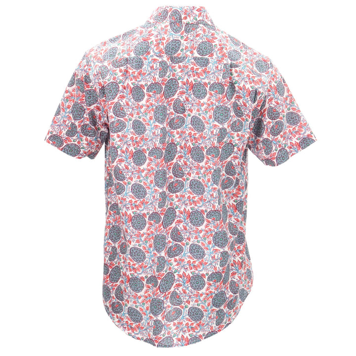Regular Fit Short Sleeve Shirt - Coral Garden Whirl