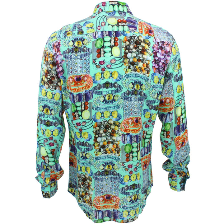 Slim Fit Long Sleeve Shirt - Jewellery