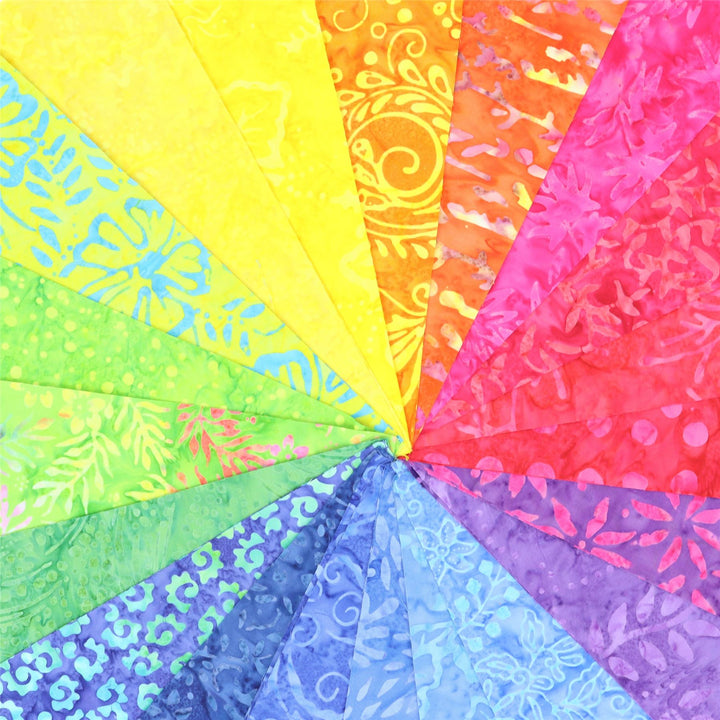 Jolly Bar - 40 pieces of 10" x 5" Cotton Batik