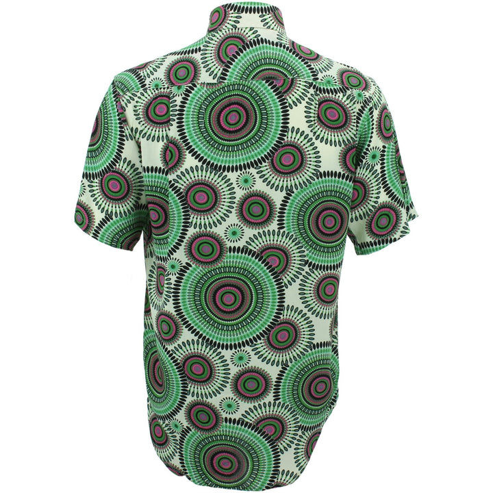 Regular Fit Short Sleeve Shirt - Spirals