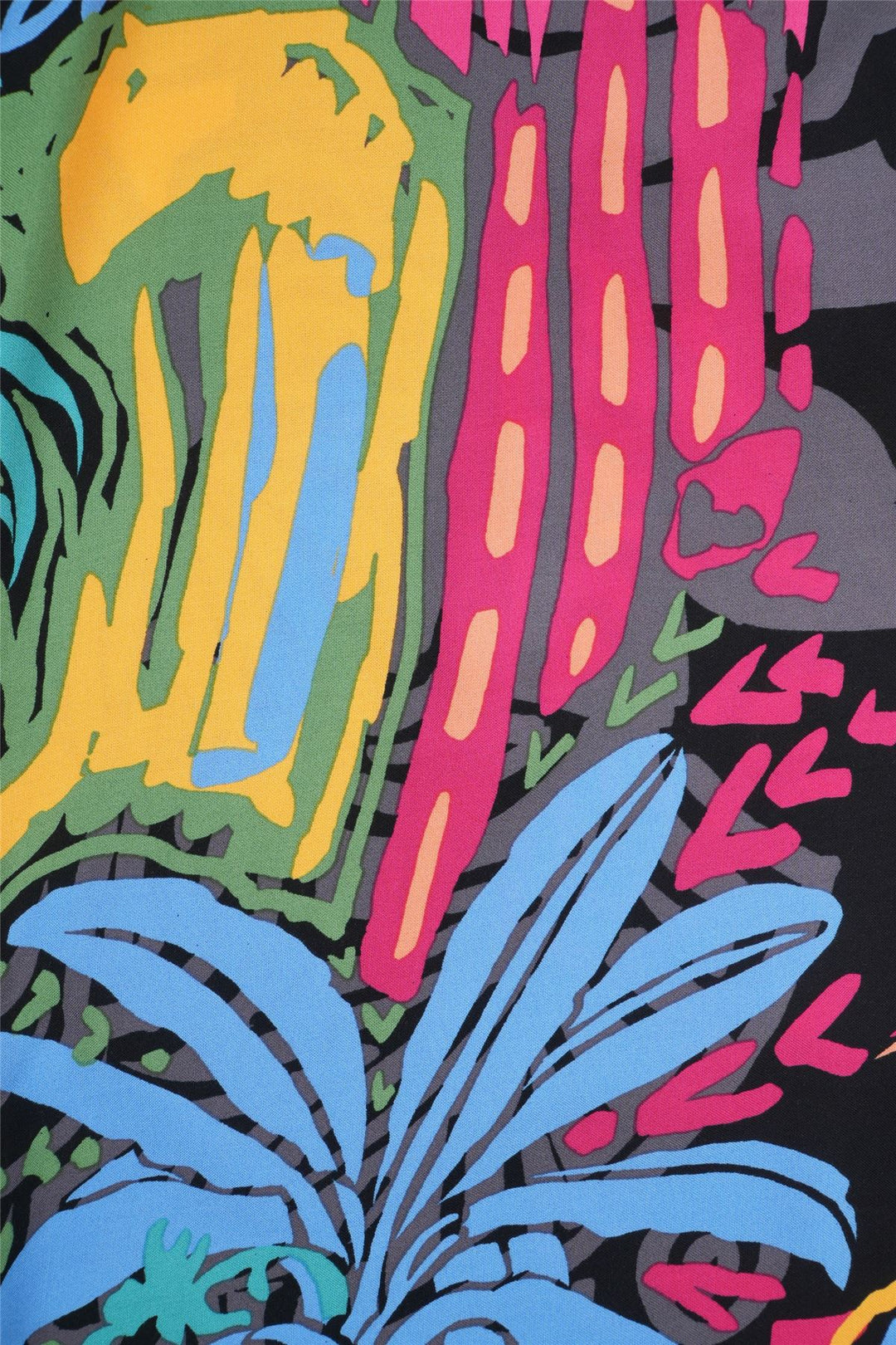 Regular Fit Short Sleeve Shirt - Infrared Jungle