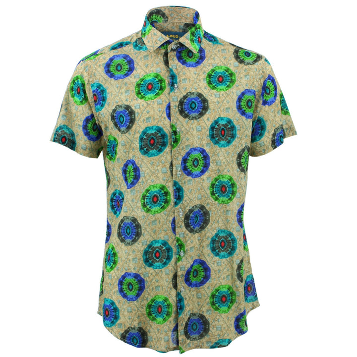 Tailored Fit Short Sleeve Shirt - The Eye of the Kaleidoscope
