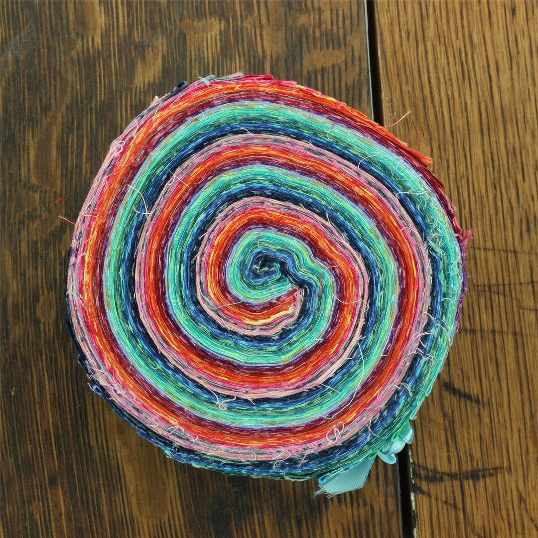 Jelly Roll - 40 Strips of 2.5" x 37" Cotton Batik
