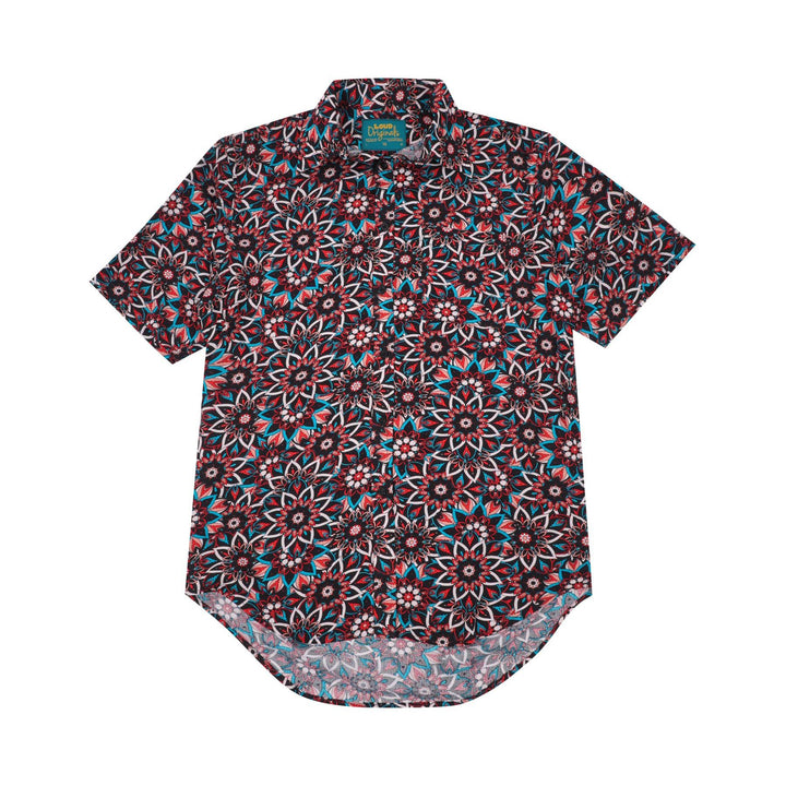Regular Fit Short Sleeve Shirt - Lotus Kaleidoscope