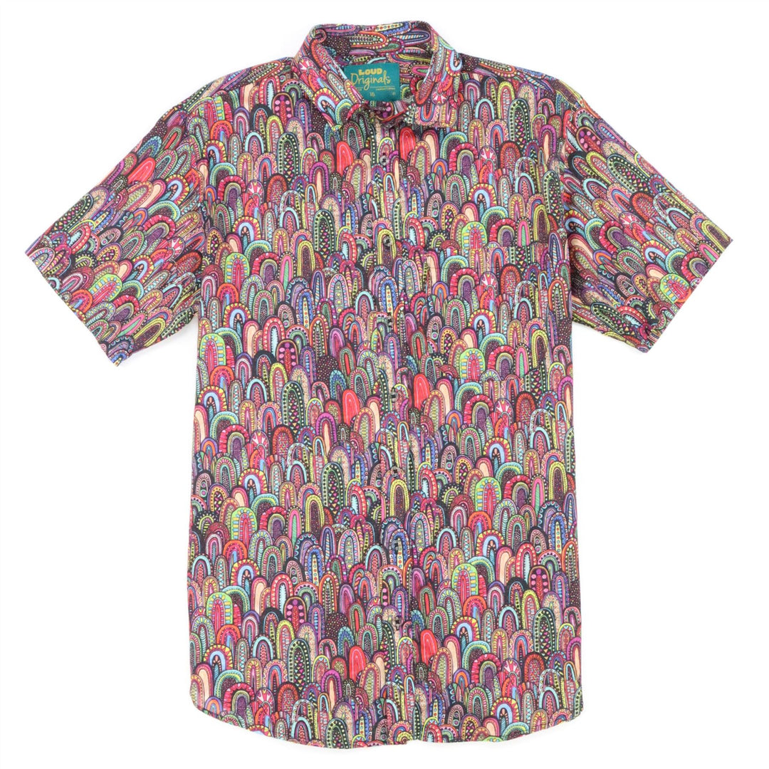 Regular Fit Short Sleeve Shirt - Tribal Scales