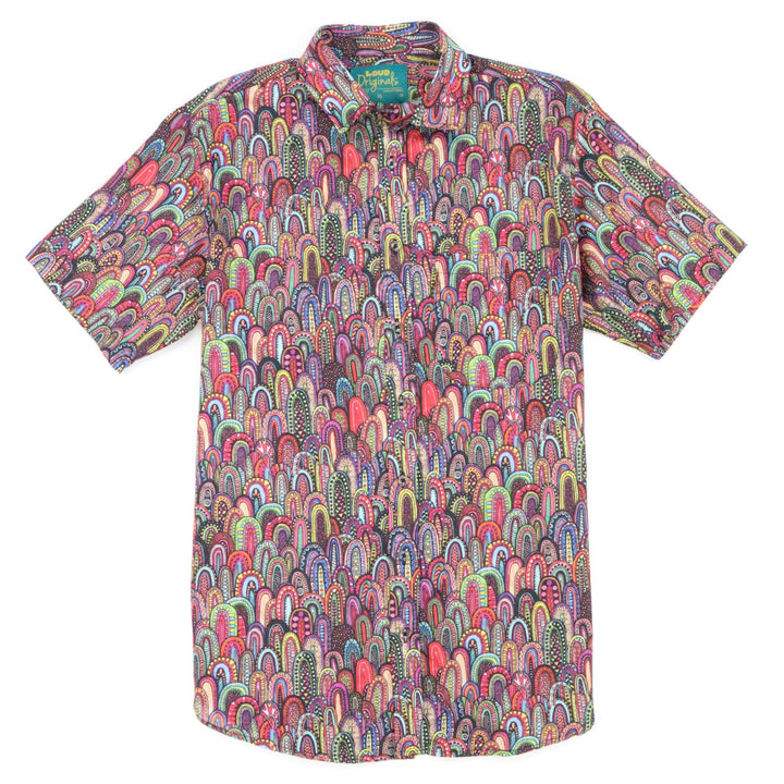 Regular Fit Short Sleeve Shirt - Tribal Scales