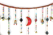 Handmade Rajasthani Strings Hanging Decorations - Door Garland - Moon Stars
