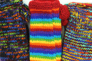 Hand Knitted Wool Arm Warmer - SD Rainbow