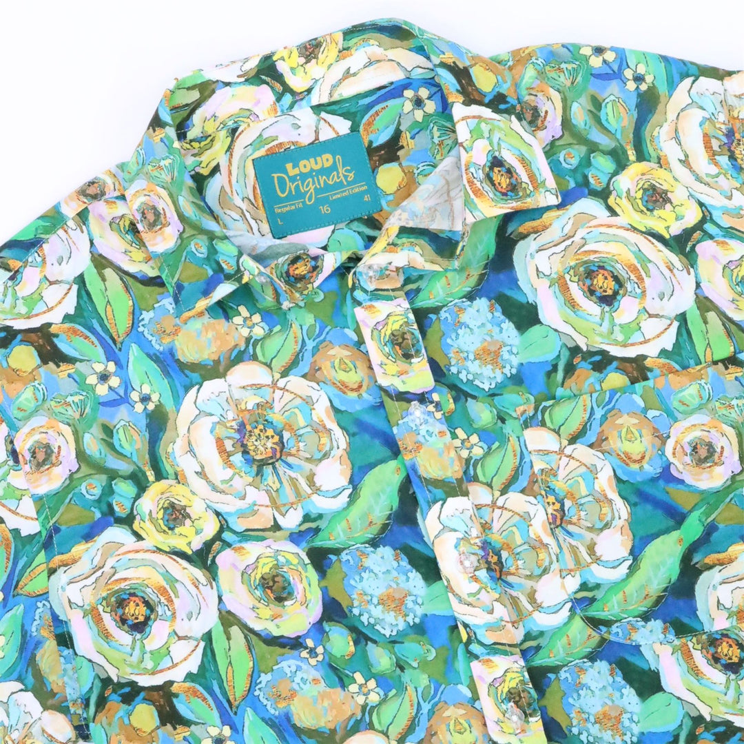 Regular Fit Short Sleeve Shirt - Impressionist's Garden