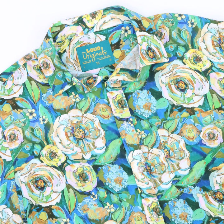 Regular Fit Short Sleeve Shirt - Impressionist's Garden