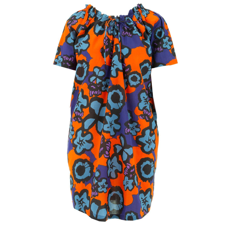 Tie Front Summer Dress - Flower Power
