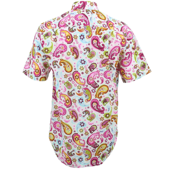 Regular Fit Short Sleeve Shirt - Paisley