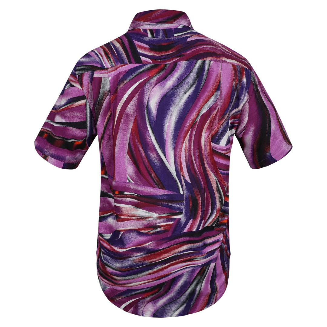 Regular Fit Short Sleeve Shirt - Purple Wave