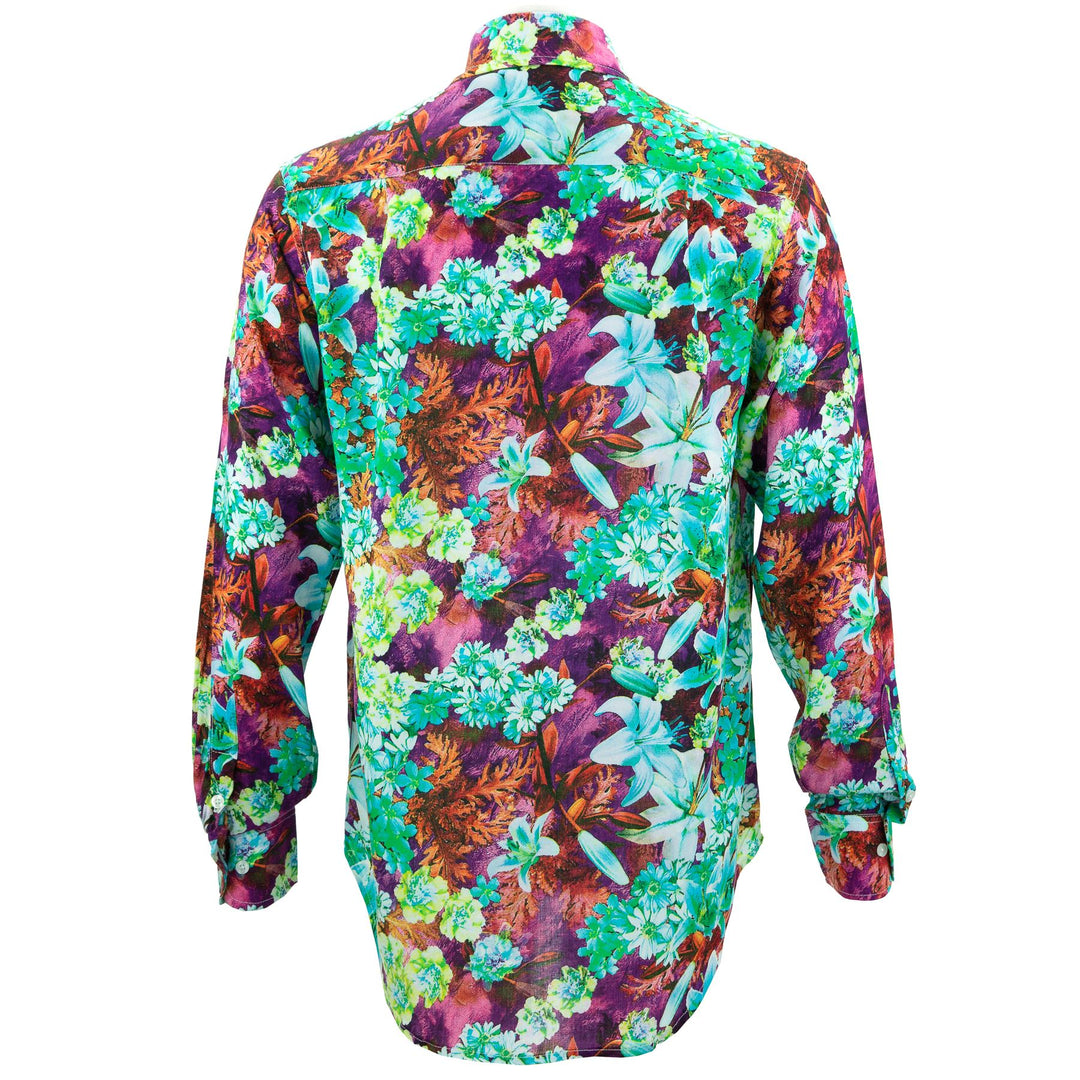 Regular Fit Long Sleeve Shirt - Violet Garden