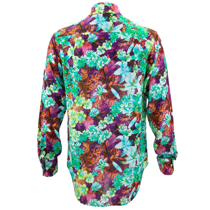 Regular Fit Long Sleeve Shirt - Violet Garden