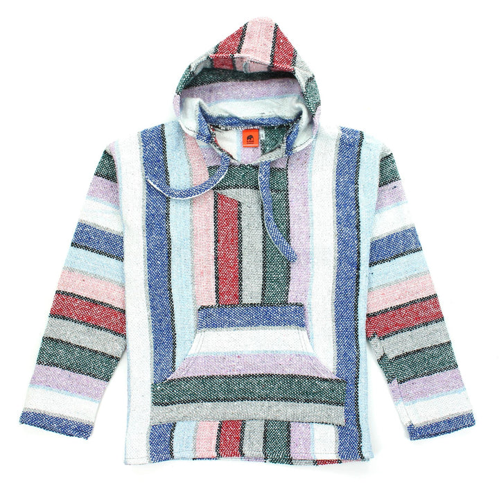 Recycled Mexican Baja Jerga Hoody - Pastel