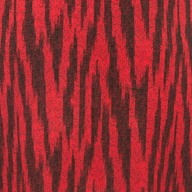 Mandarin Mini Dress - Red Zebra