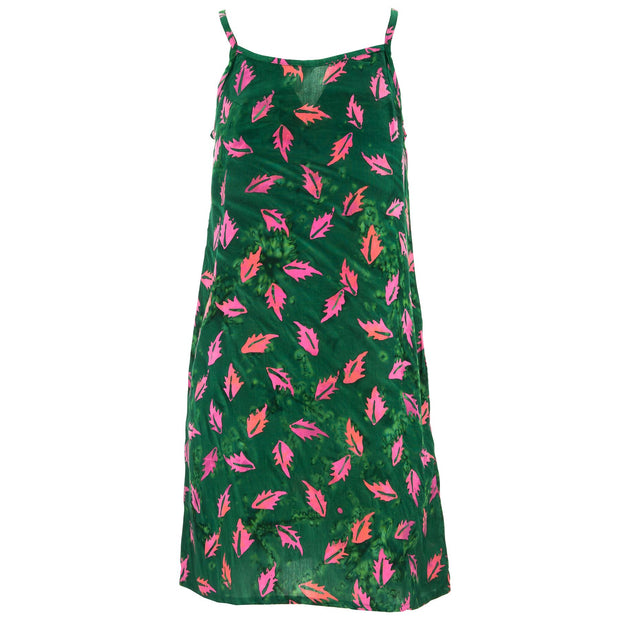 Strappy Dress - Holly Leaves Green