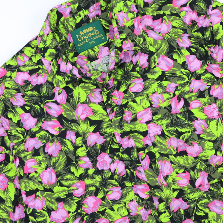 Regular Fit Short Sleeve Shirt - Punk Floral