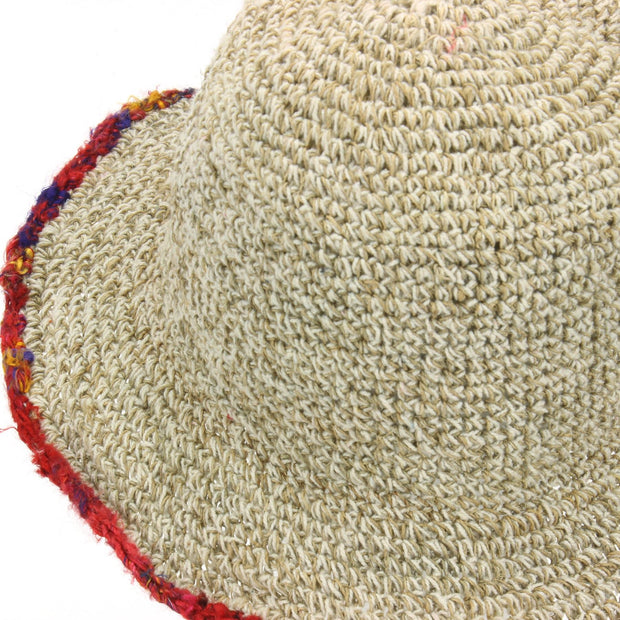 Hemp & Cotton Sun Hat - Multi Edge