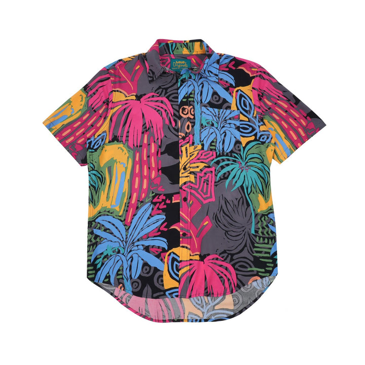Regular Fit Short Sleeve Shirt - Infrared Jungle