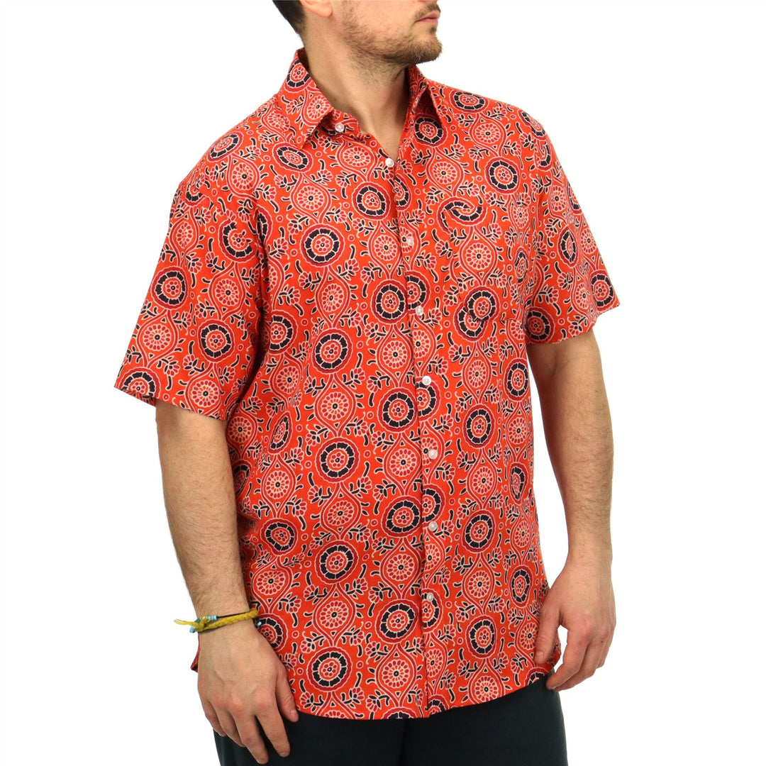 Regular Fit Short Sleeve Shirt - Persian Paisley