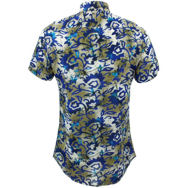 Tailored Fit Short Sleeve Shirt - Floral Blend