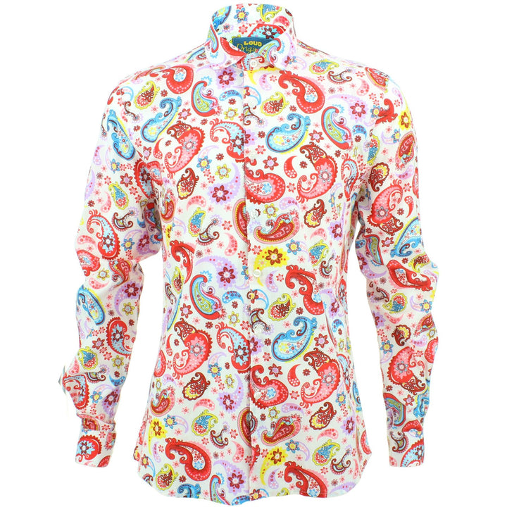 Slim Fit Long Sleeve Shirt - Paisley