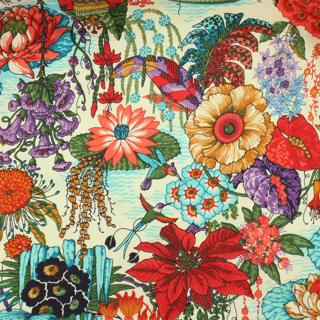 Tea Dress - Japanese Floral