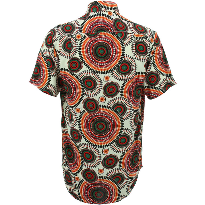 Regular Fit Short Sleeve Shirt - Spirals