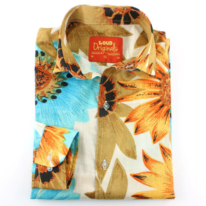 Tailored Fit Long Sleeve Shirt - Big Autumn Floral