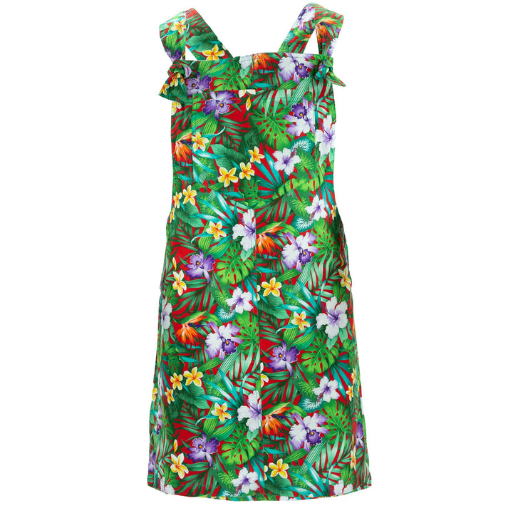Chic Tea Shift Dungaree Dress - Jungle Fever