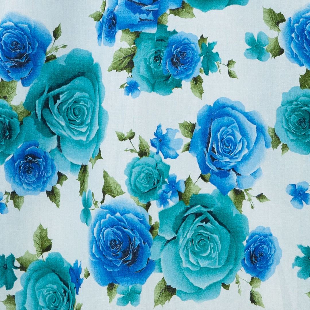 Classic Women's Shirt - Aqua Rose