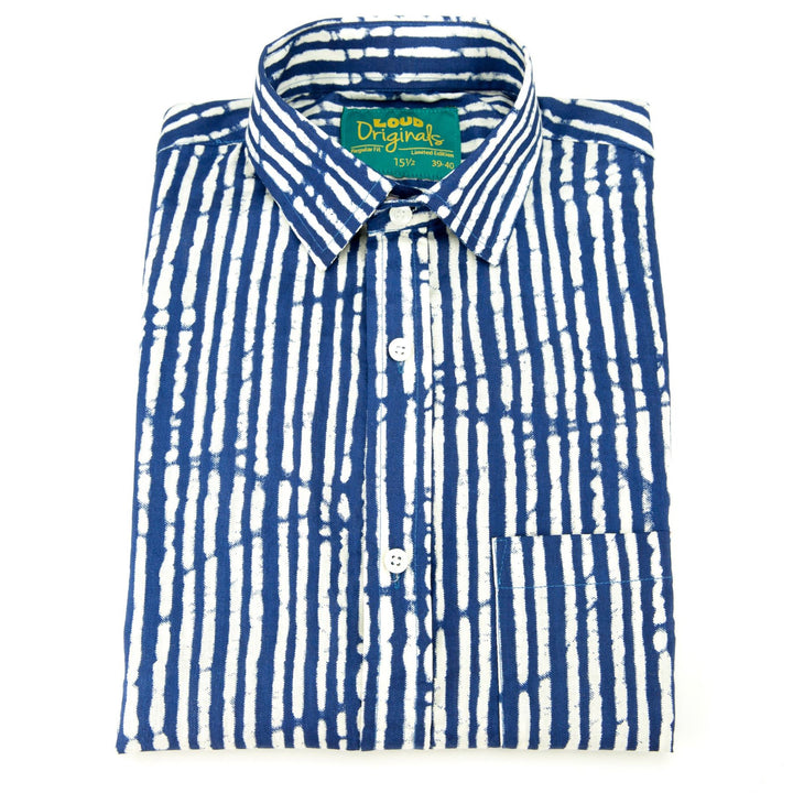 Regular Fit Long Sleeve Shirt - Lines