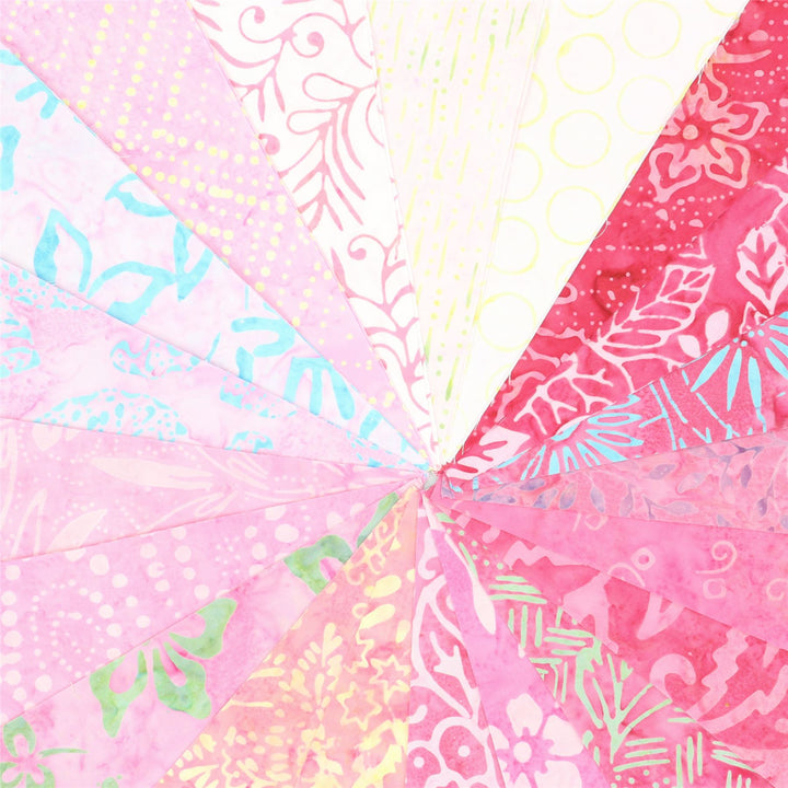 Jolly Bar - 40 pieces of 10" x 5" Cotton Batik