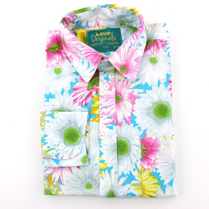 Regular Fit Long Sleeve Shirt - Daisies