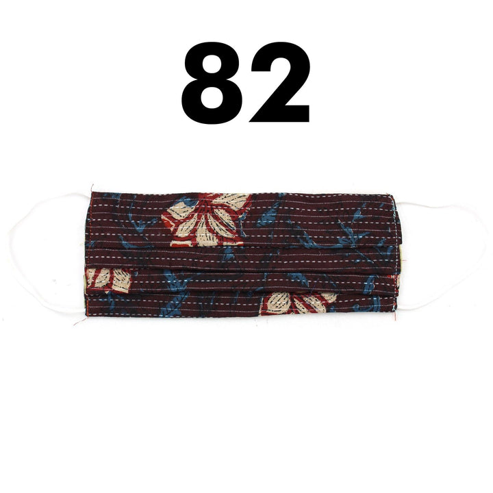 100% Cotton Handmade Pleated Face-Mask