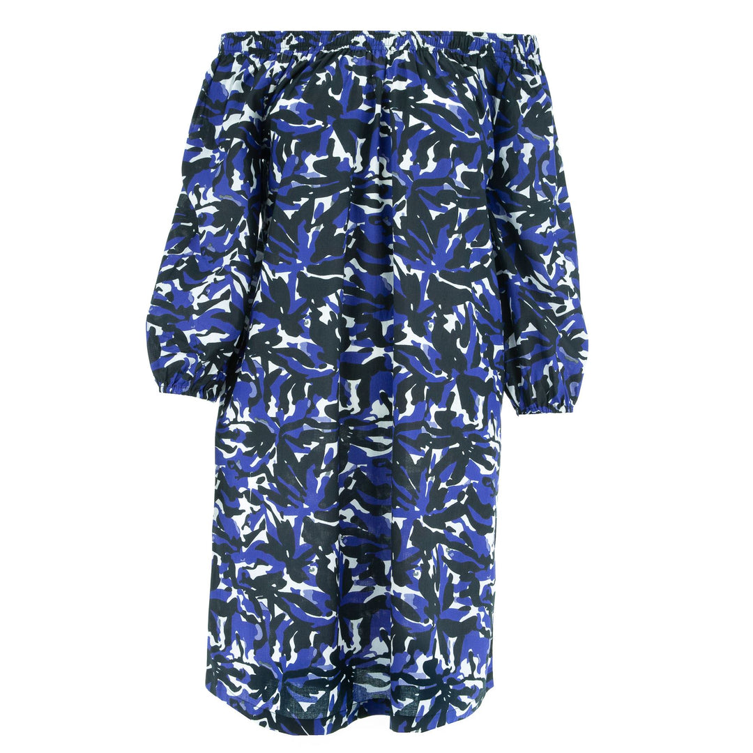 Off The Shoulder Dress - True Camo Blues