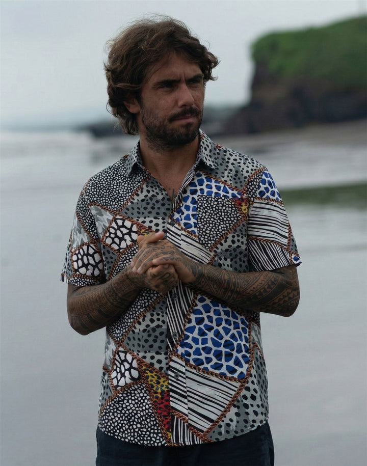 Regular Fit Short Sleeve Shirt - Animal Baroque