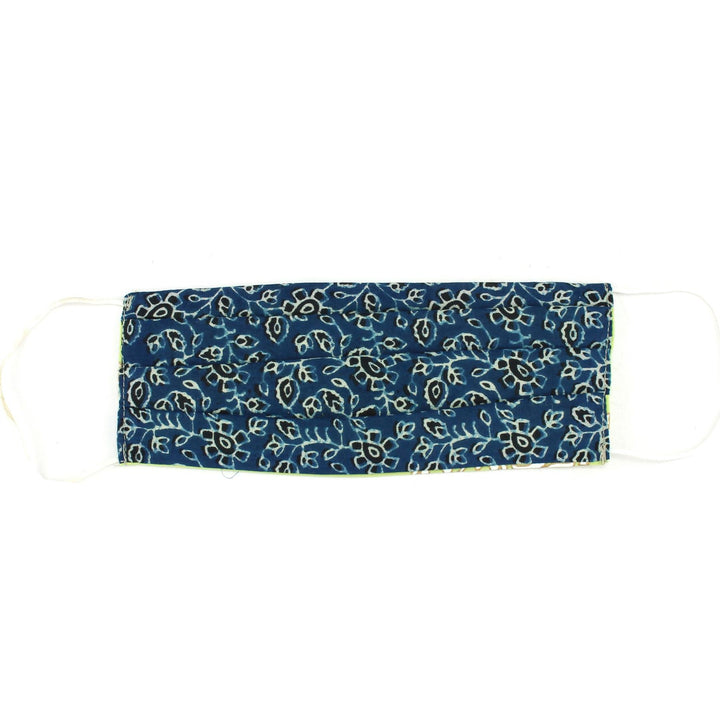 Handmade 100% Cotton Pleated Face-Mask