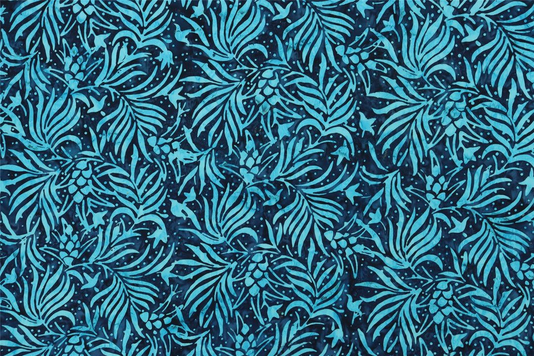 Handmade Batik Cotton Fabric on the Roll Cut To Order 118cm 46" Wide by 50cm Length - Print 027