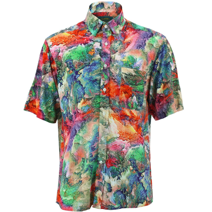 Regular Fit Short Sleeve Shirt - Volcano