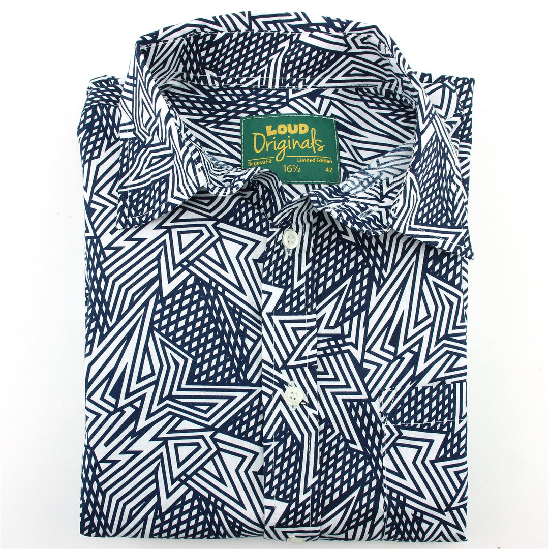Regular Fit Short Sleeve Shirt - Zig Zag