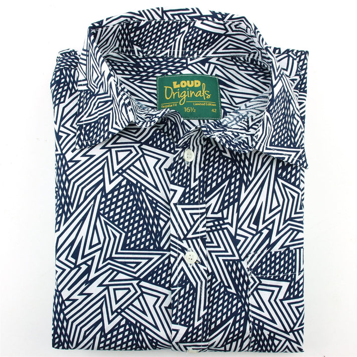 Regular Fit Short Sleeve Shirt - Zig Zag