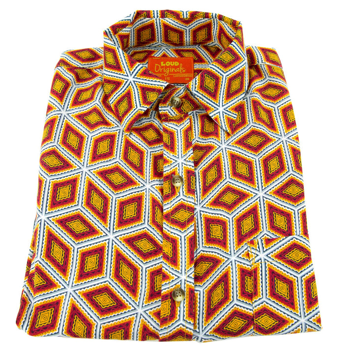 Tailored Fit Long Sleeve Shirt - Diamond Dancefloor